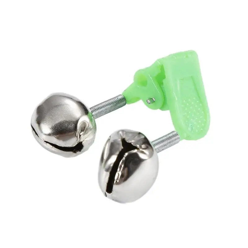 10Pcs/Set Fishing Bells Bite Alarms Outdoor Night Carp 2 Rod Tip Clips Warning Tackle Tool Accessories | Спорт и развлечения