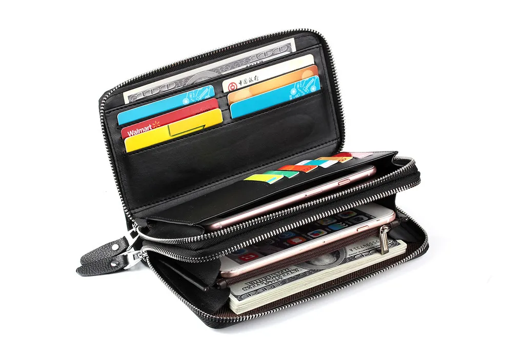 OCARDIAN Men Genuine Leather Retro Wallet Long Double Zipper Bag Business Wallet Clutch Handle Pocket Men Coin Bag Wallet Card
OCARDIAN Men Genuine Leather Retro Wallet Long Double Zipper Bag Business Wallet Clutch Handle Pocket Men Coin Bag Wallet Card