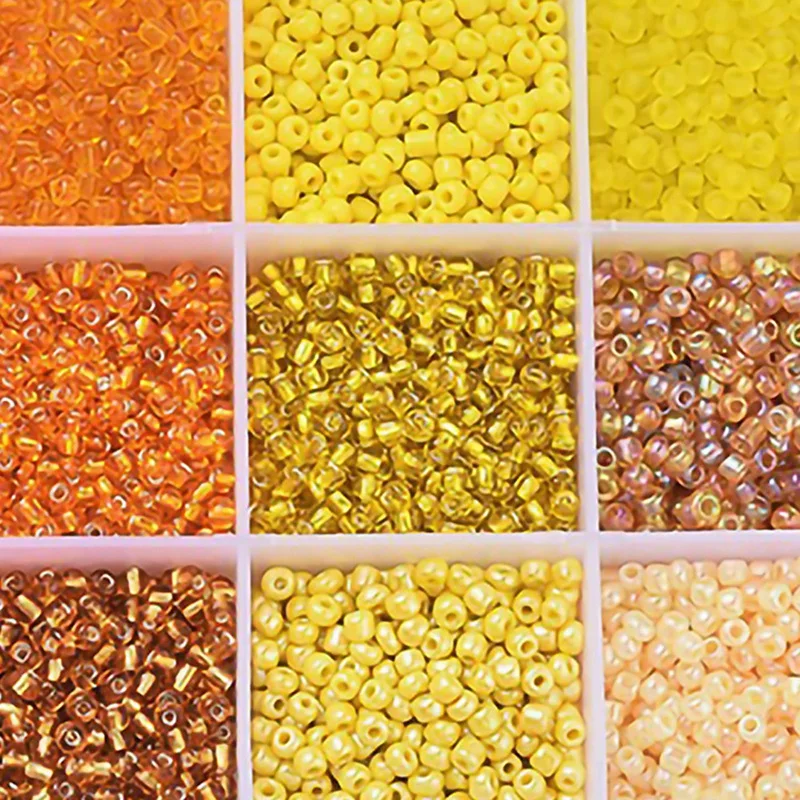 Orange Series Glass Seed Beads Diy Stained Glass Rice Bead Bracelet Beaded Jewelry Accessories 
Orange Series Glass Seed Beads Diy Stained Glass Rice Bead Bracelet Beaded Jewelry Accessories