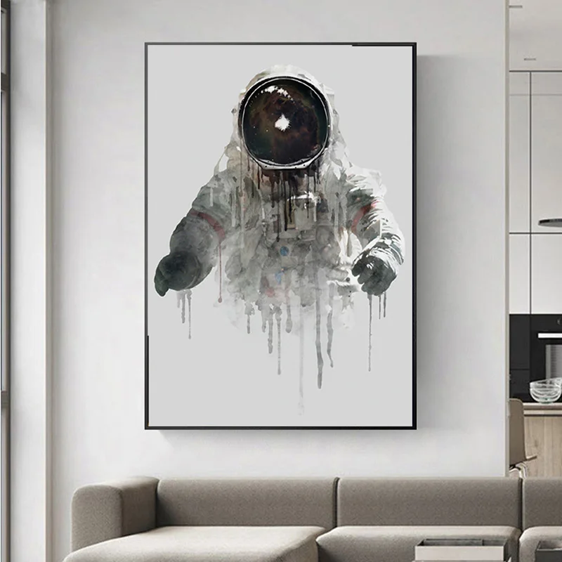Nordic Style Astronaut Watercolor Canvas Paintings Posters and Prints Wall Art Picture for Living Room Home Decoration 
Nordic Style Astronaut Watercolor Canvas Paintings Posters and Prints Wall Art Picture for Living Room Home Decoration