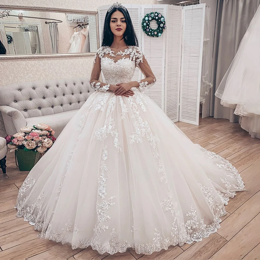 Elegant Lace Up Wedding Dress 2020 Tulle Applique Bride Dresses Ball Gown Long Train Dress Wedding Gowns Mermaid Wedding Dress
Elegant Lace Up Wedding Dress 2020 Tulle Applique Bride Dresses Ball Gown Long Train Dress Wedding Gowns Mermaid Wedding Dress