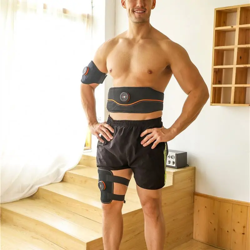 ABS мышечный Стимулятор стимуляции мышц ремень EMS живота Ремни обучение Фитнес
