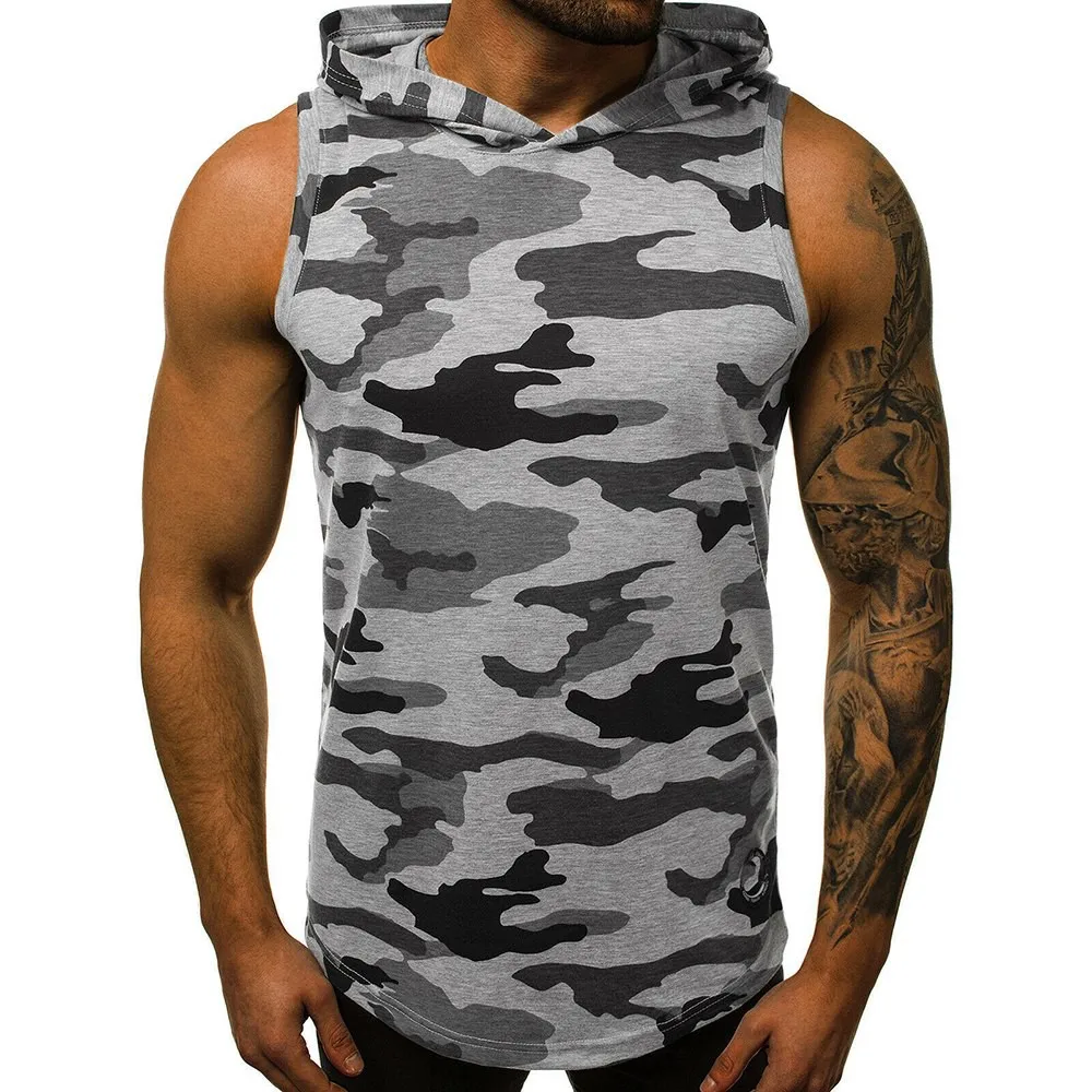 Men Sports Slim Fit Breathable Camouflage Color Matching Sleeveless Vest Tops Fitness Bodybuilding Gym Clothing Colorful Tees
Men Sports Slim Fit Breathable Camouflage Color Matching Sleeveless Vest Tops Fitness Bodybuilding Gym Clothing Colorful Tees