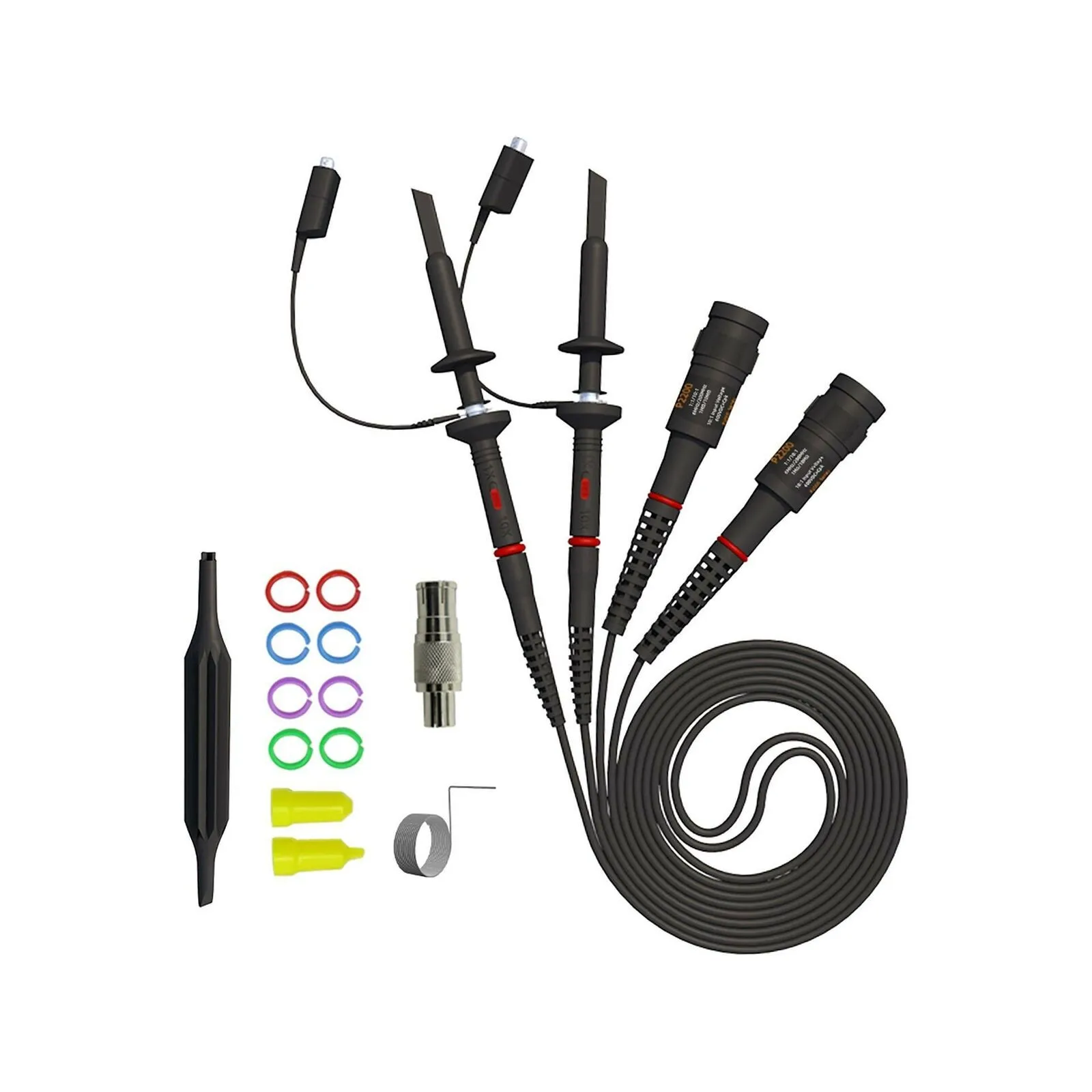 2pcs 1.75ns 200MHz Oscilloscope Scope Analyzer Clip Probe Test Leads Kit For HP Tektronix Oscilloscope Probe
2pcs 1.75ns 200MHz Oscilloscope Scope Analyzer Clip Probe Test Leads Kit For HP Tektronix Oscilloscope Probe