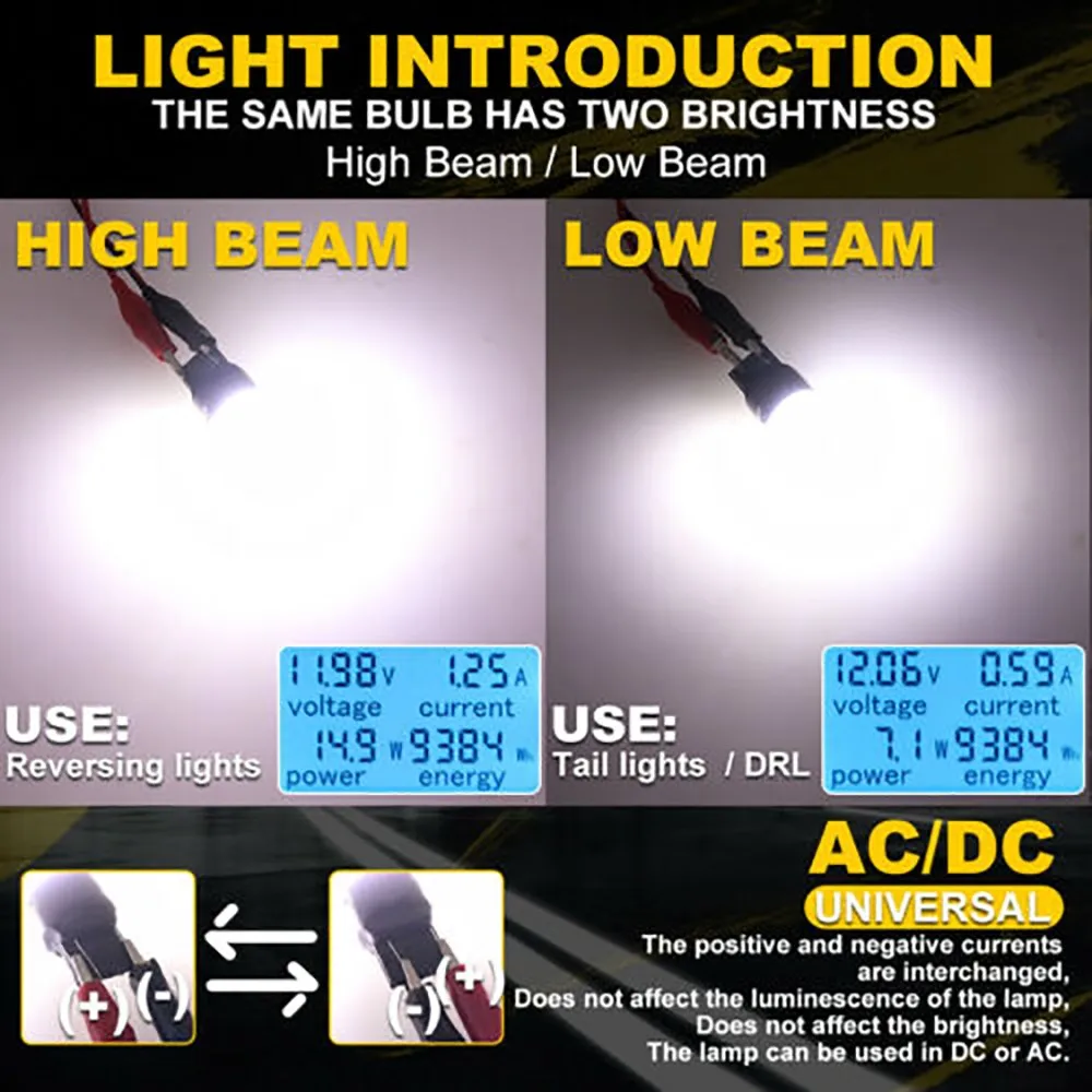 12V LED Bulbs 144SMD Light Replacement Reverse T20 Turn Signal 2x 6000K 7443 7440
12V LED Bulbs 144SMD Light Replacement Reverse T20 Turn Signal 2x 6000K 7443 7440