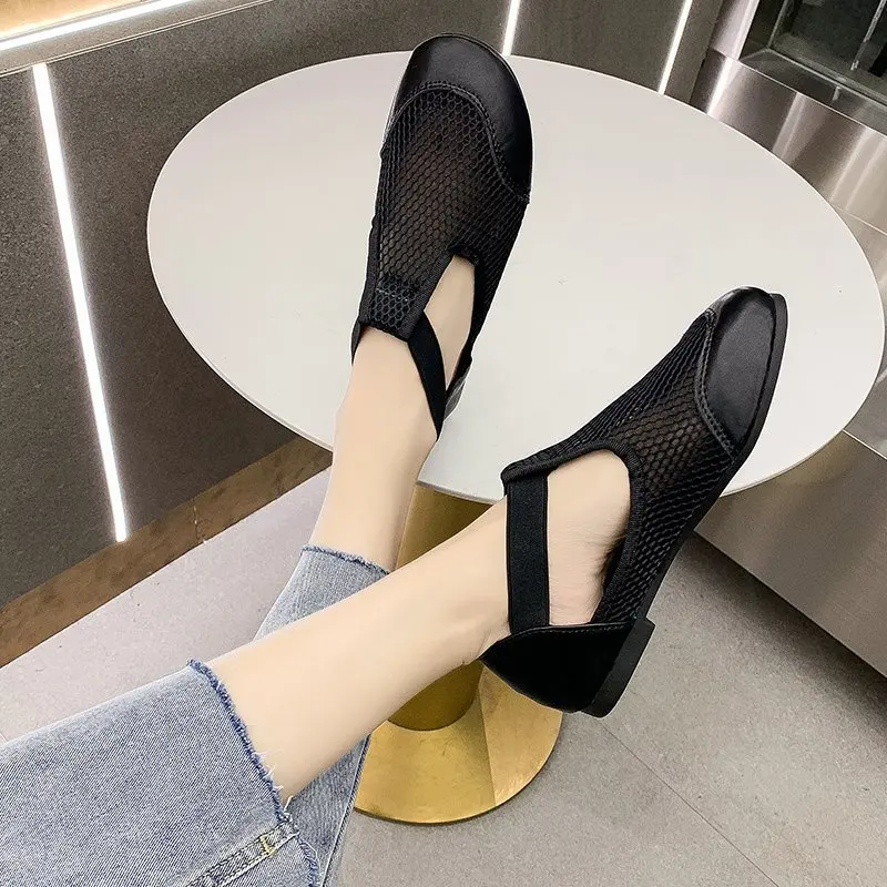 Summer Light Cool Hollow Women Flats Fashion Casual Sandals Woman Loafers Slip-on Shoes Flat Sandals
Summer Light Cool Hollow Women Flats Fashion Casual Sandals Woman Loafers Slip-on Shoes Flat Sandals