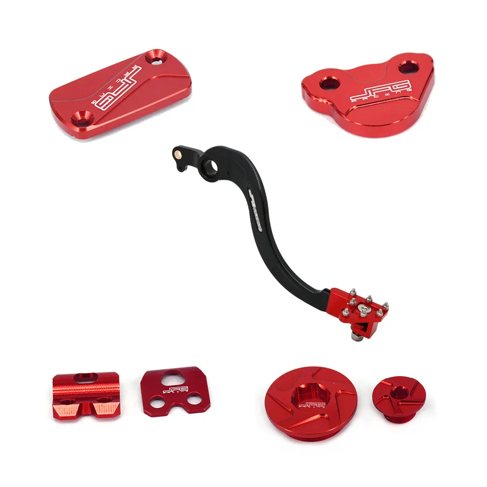 Brake Line Clamps Front Rear Brake Reservoir Cover Timing Plugs Foot Pedal Lever For HONDA CRF 250R CRF250R CRF 450R CRF450R
Brake Line Clamps Front Rear Brake Reservoir Cover Timing Plugs Foot Pedal Lever For HONDA CRF 250R CRF250R CRF 450R CRF450R