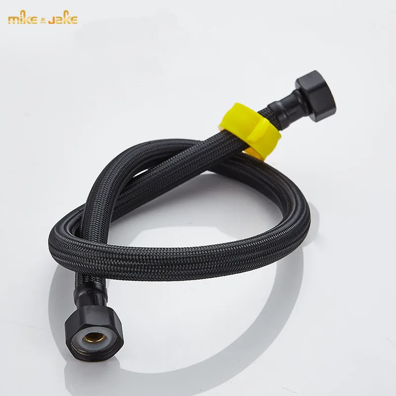 Black 304 stainless steel metal braided cold and hot water inlet hose water inlet pipe for toilet water heater pipeG1/2
Black 304 stainless steel metal braided cold and hot water inlet hose water inlet pipe for toilet water heater pipeG1/2