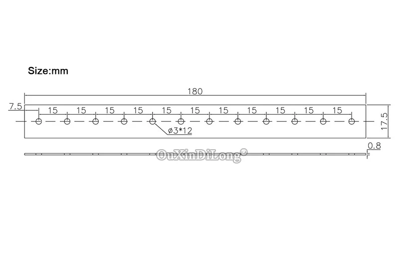 Brand New 20PCS 0.8x180x17.5mm Flat Straight Furniture Corner Braces Board Frame Shelves Support Brackets Connectors Galvanized
Brand New 20PCS 0.8x180x17.5mm Flat Straight Furniture Corner Braces Board Frame Shelves Support Brackets Connectors Galvanized