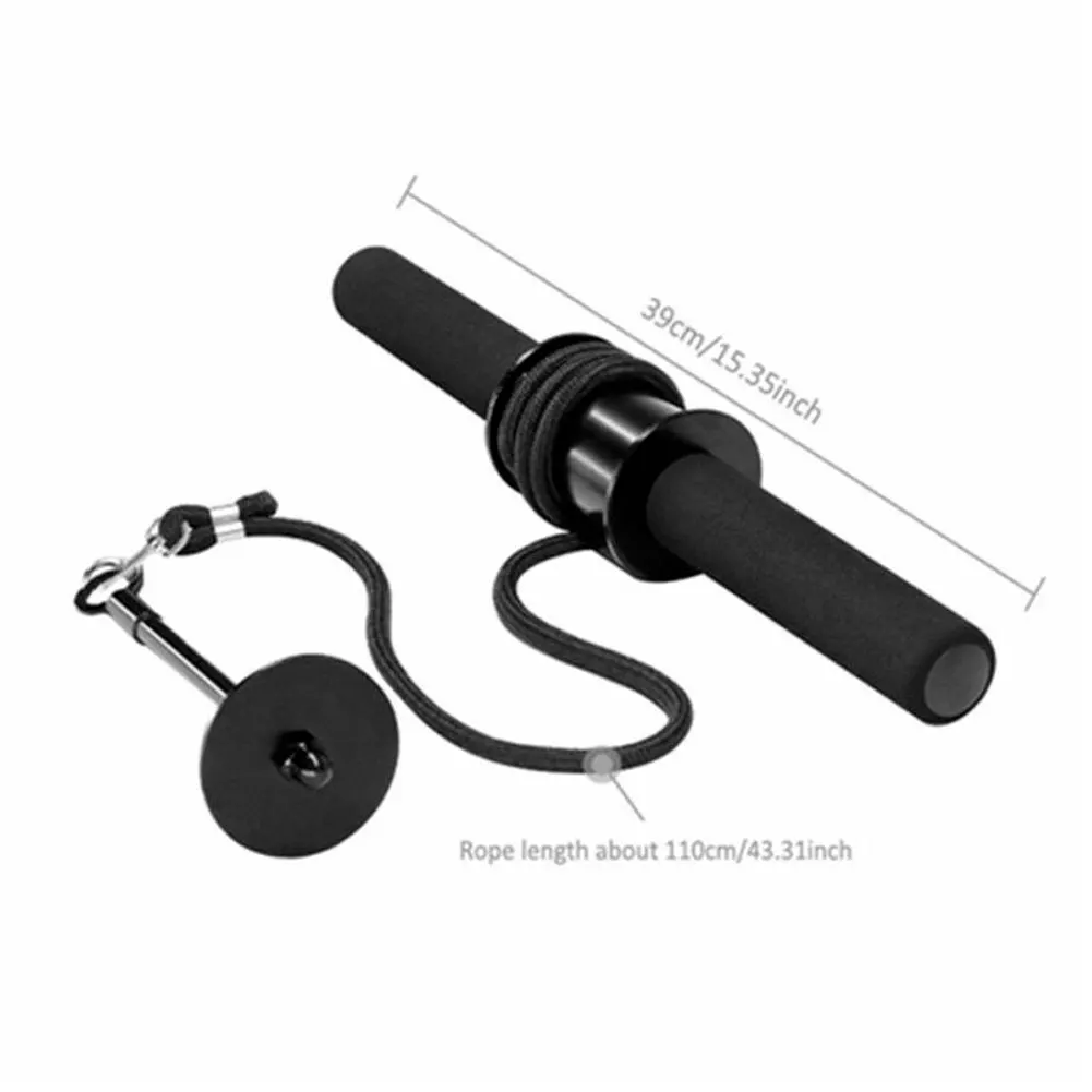 Portable Fitness Equipment Power Wrists Roller Forearm Exerciser Profession Arm Strength Exerciser with Soft Foam Grip Handles
Portable Fitness Equipment Power Wrists Roller Forearm Exerciser Profession Arm Strength Exerciser with Soft Foam Grip Handles