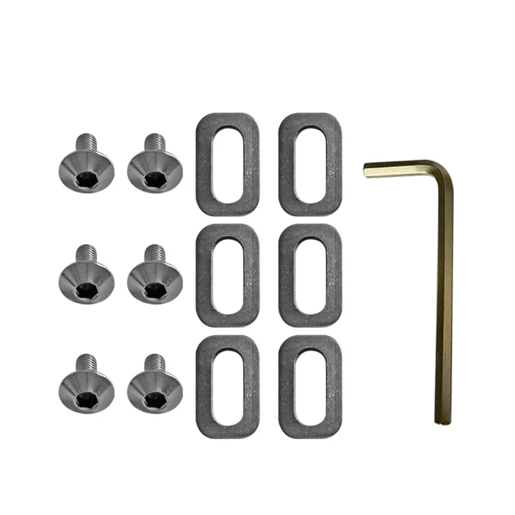 Road Bike Washers Screws Wrench Tools Set Bicycle Pedal Cleats Steel Gasket M5 Nuts Bolts Spanner For SPD Cycling Part Accessory
Road Bike Washers Screws Wrench Tools Set Bicycle Pedal Cleats Steel Gasket M5 Nuts Bolts Spanner For SPD Cycling Part Accessory