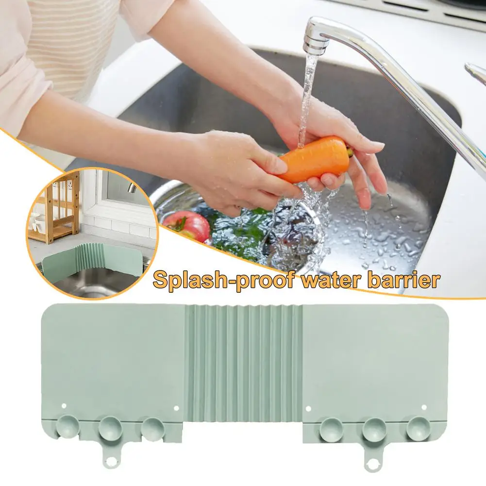 1pc Sink Water Guard Anti-Splash Water Baffle Board Foldable Elastic Basin Sink Board Water Barrier Dish Waterproof Board
1pc Sink Water Guard Anti-Splash Water Baffle Board Foldable Elastic Basin Sink Board Water Barrier Dish Waterproof Board