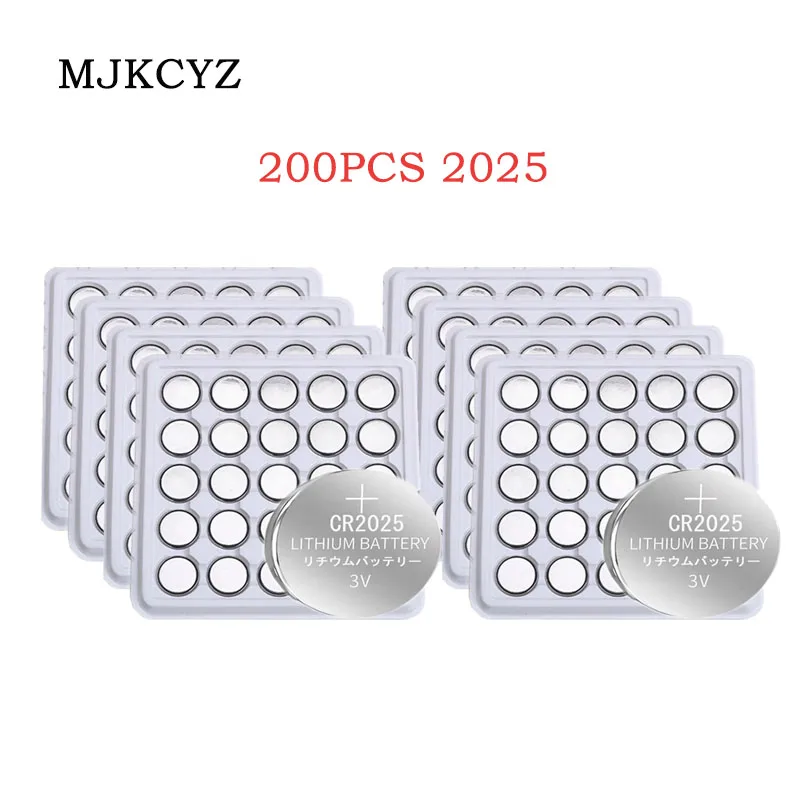 cr2025 200pcs 3V lithium battery button battery dl2025 br2025 kcr2025 CR 2025 car key chain watch computer electronic toy
cr2025 200pcs 3V lithium battery button battery dl2025 br2025 kcr2025 CR 2025 car key chain watch computer electronic toy