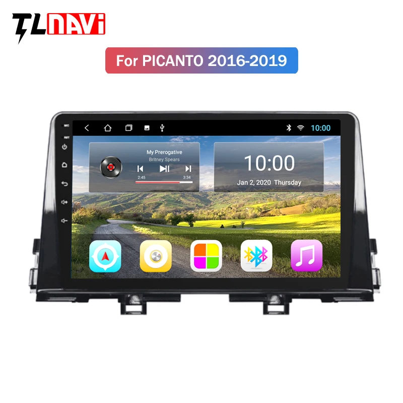 2 Гб ОЗУ Android 10 для KIA PICANTO Morning 2016 2017 2018 2019 мультимедийный стерео автомобильный DVD