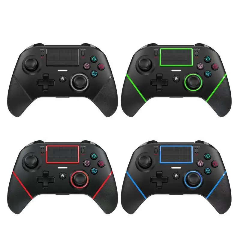 Newest Wireless Game Controller For PS4 With RGB color LED Bluetooth With Dual-vibration Six-axis Somatosensory Gamepad For P3
Newest Wireless Game Controller For PS4 With RGB color LED Bluetooth With Dual-vibration Six-axis Somatosensory Gamepad For P3