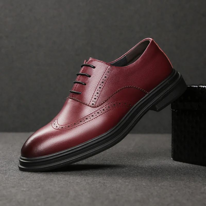 Big Size 38-48 Men Brogue British Oxford Dress Shoes Male Gentleman Leather Footwear Men Luxury Business Shoes Zapatos Hombre
Big Size 38-48 Men Brogue British Oxford Dress Shoes Male Gentleman Leather Footwear Men Luxury Business Shoes Zapatos Hombre