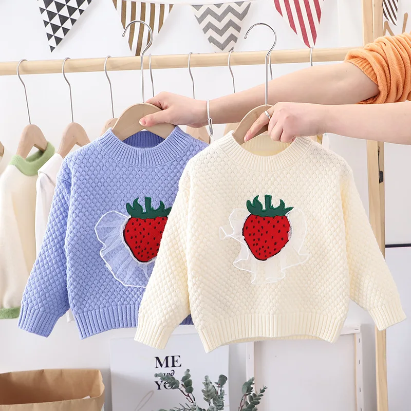 Strawberry Girls Sweater Knitting Cardigan Knit Autumn Winter Sweater Toddler Girls Christmas Toddler Knitwear Knitting Sweater
Strawberry Girls Sweater Knitting Cardigan Knit Autumn Winter Sweater Toddler Girls Christmas Toddler Knitwear Knitting Sweater