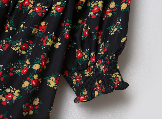 Square Neck Mini Dress Women Half Puff Sleeve Backless Floral Printed Elastic Loose Ladies Robe
Square Neck Mini Dress Women Half Puff Sleeve Backless Floral Printed Elastic Loose Ladies Robe