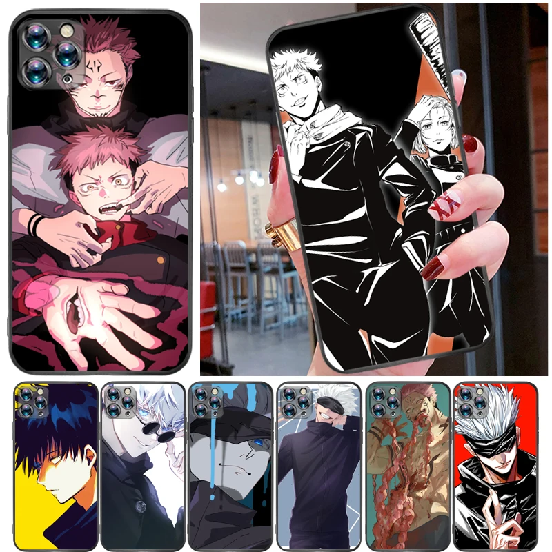 Jujutsu Kaisen Fushiguro Megumi Sukuna Satoru Gojo Yuji Itadori Phone Case For iPhone 11 Pro MAX Carcasa Back Cover Cases
Jujutsu Kaisen Fushiguro Megumi Sukuna Satoru Gojo Yuji Itadori Phone Case For iPhone 11 Pro MAX Carcasa Back Cover Cases