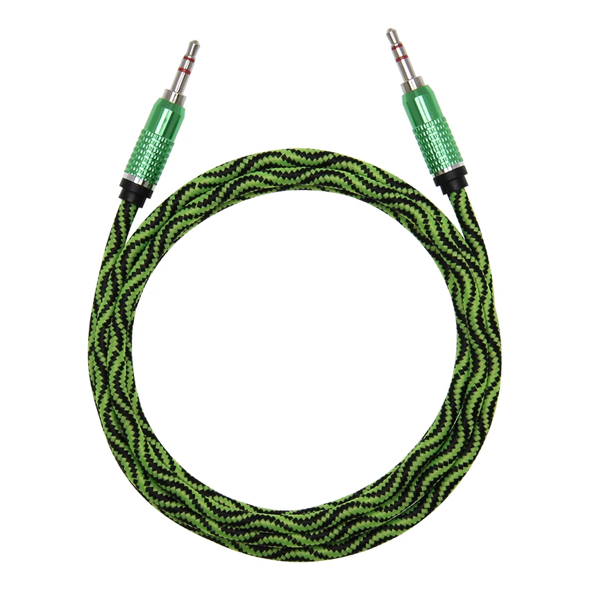 Jack 3.5mm Audio Cable Nylon Braid 3.5mm Car AUX Cable Headphone Extension Code for Phone MP3 Car Headset Speaker 100pcs
Jack 3.5mm Audio Cable Nylon Braid 3.5mm Car AUX Cable Headphone Extension Code for Phone MP3 Car Headset Speaker 100pcs