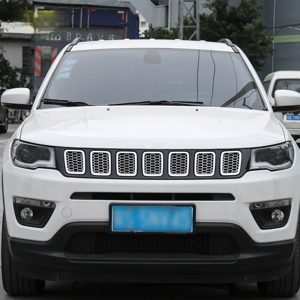 Car Exterior Front Grilles Mesh Cover Trim Decoration Stickers Accessories for Jeep Compass 2017 +
Car Exterior Front Grilles Mesh Cover Trim Decoration Stickers Accessories for Jeep Compass 2017 +