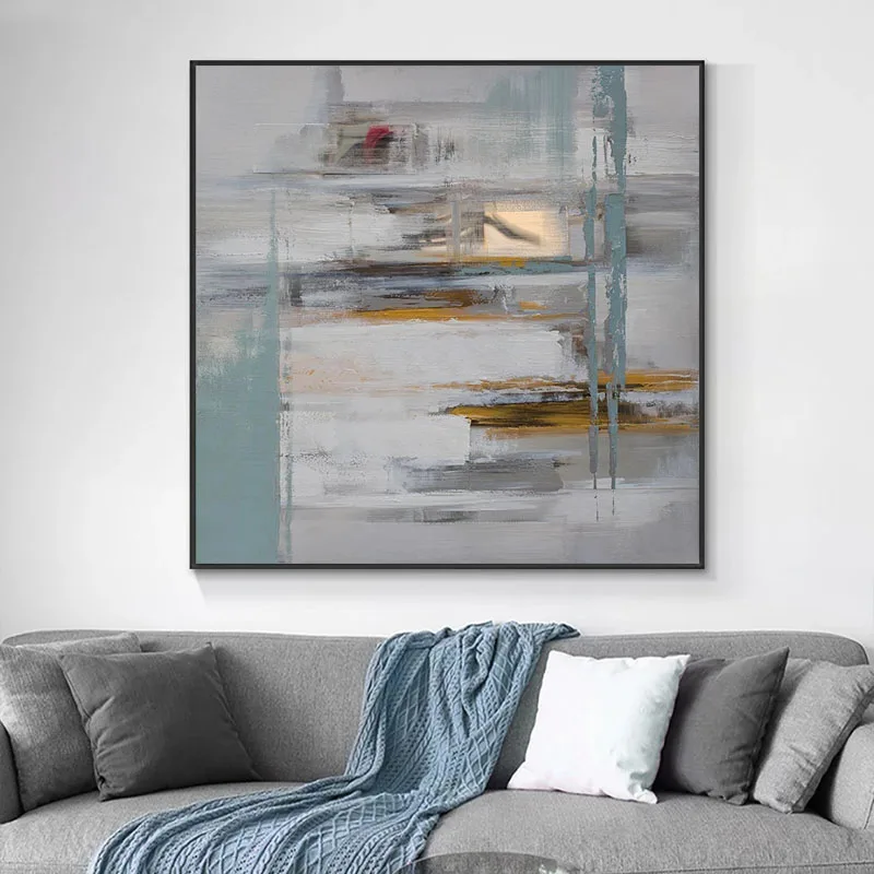 100% Hand Painted Abstract Oil Painting Wall Art Modern Minimalist Blue Style Picture Canvas Home Decor For Living Room No Frame
100% Hand Painted Abstract Oil Painting Wall Art Modern Minimalist Blue Style Picture Canvas Home Decor For Living Room No Frame