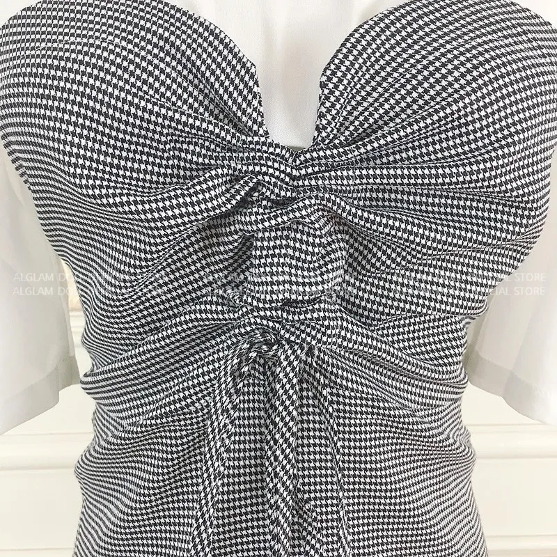 O-Neck Color Patchwork Short Sleeve High Waist Tie Swing Plaid Casual Ankle-Length Maxi Long Women's Dresses
O-Neck Color Patchwork Short Sleeve High Waist Tie Swing Plaid Casual Ankle-Length Maxi Long Women's Dresses