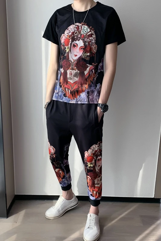 Style Men Chinese Tracksuits Casual Men Clothes Short Sleeve Tshirt Pants 2 Piece Set Men's Streetwear Jogger Sports Suit M-5XL
Style Men Chinese Tracksuits Casual Men Clothes Short Sleeve Tshirt Pants 2 Piece Set Men's Streetwear Jogger Sports Suit M-5XL