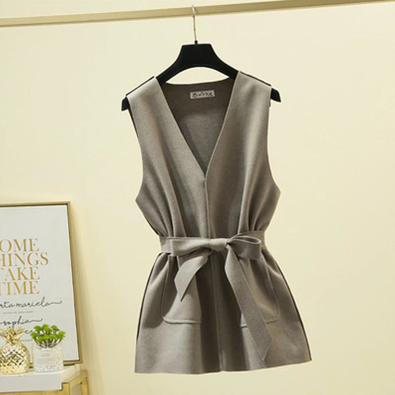 2020 Autumn Winter Women Sets Wool&Blends Vest + Sweater Tops Two Piece One Size Sashes Vest Knitted Pullover Ladies Suits
2020 Autumn Winter Women Sets Wool&Blends Vest + Sweater Tops Two Piece One Size Sashes Vest Knitted Pullover Ladies Suits