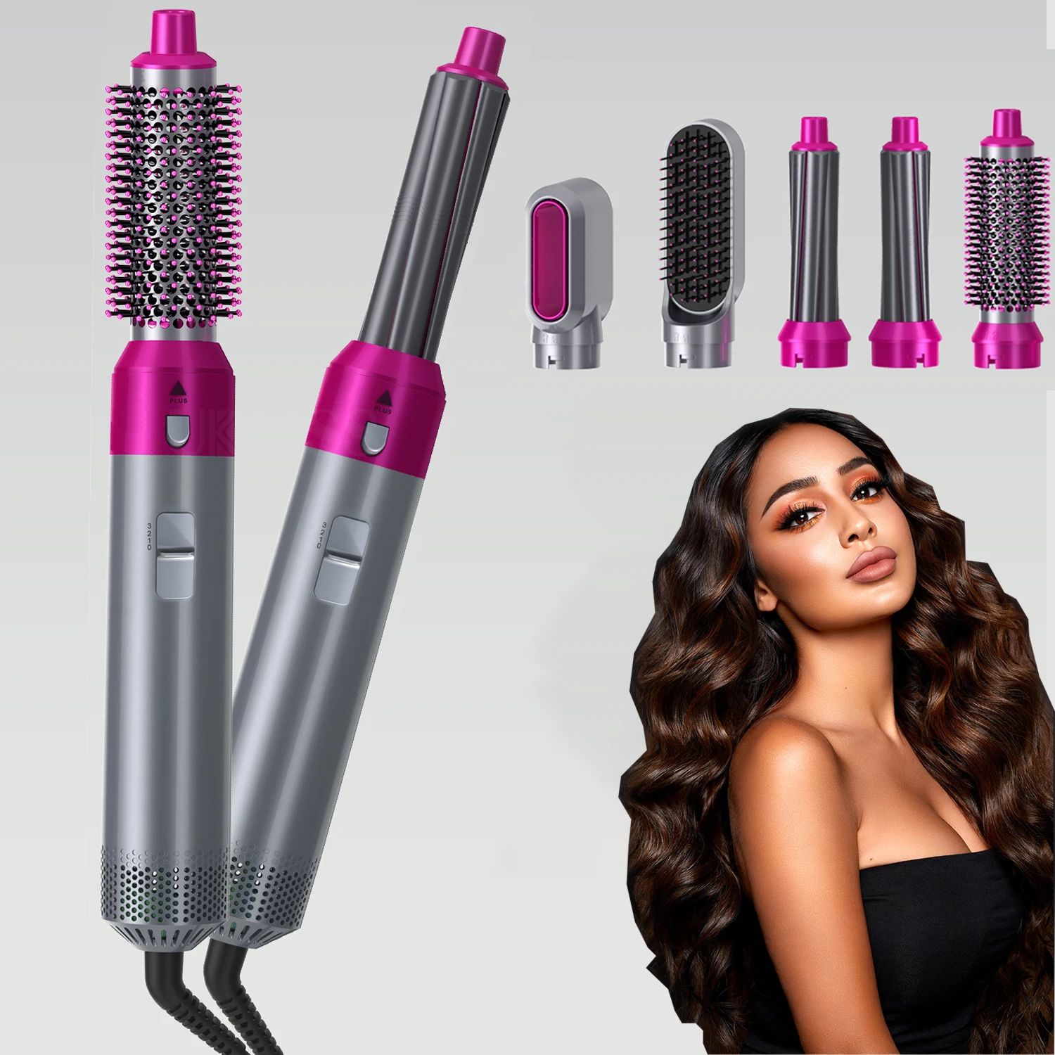 New Hot Air Brush 5 In 1 Hair Dryer Brush Curling Iron Heat Brush Hair Straightener Blow Dryer Hot Comb Electric Hairdryer Set
New Hot Air Brush 5 In 1 Hair Dryer Brush Curling Iron Heat Brush Hair Straightener Blow Dryer Hot Comb Electric Hairdryer Set