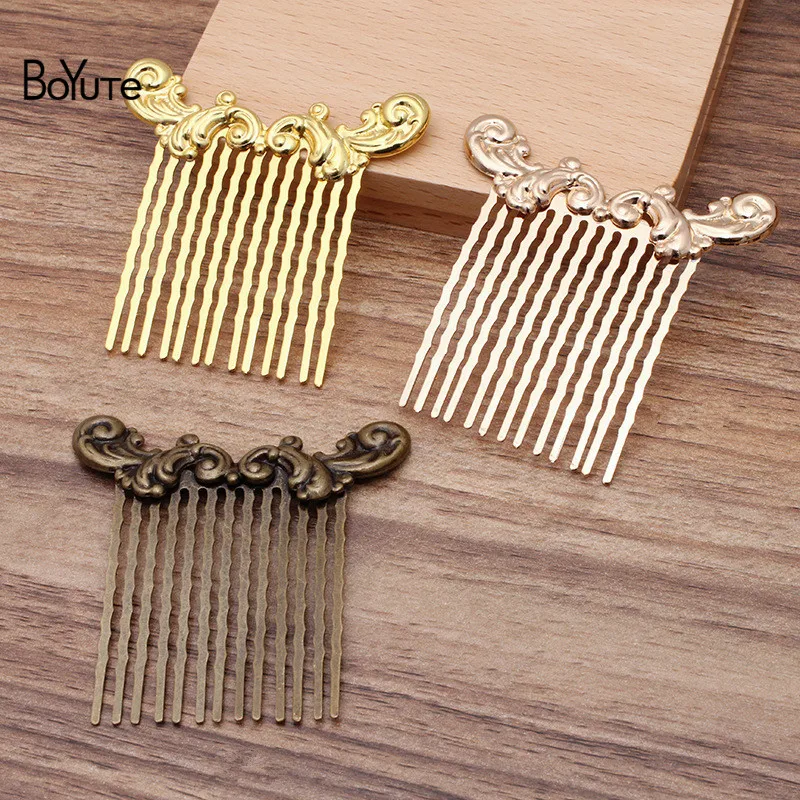 BoYuTe Wholesale (10 Pieces/Lot) 62*62MM Metal Brass Filigree Flower Hair Comb Tiara Diy Bridal Wedding Hair Jewelry Accessories
BoYuTe Wholesale (10 Pieces/Lot) 62*62MM Metal Brass Filigree Flower Hair Comb Tiara Diy Bridal Wedding Hair Jewelry Accessories