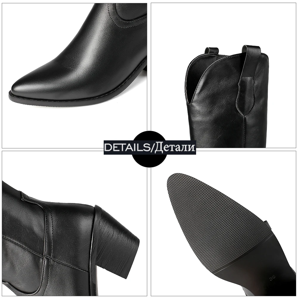 WETKISS Women's Mid Calf Boots Sexy Pointed Toe Block Heel Fashion Casual Chunky Bootie Fashion Stylish Zipper Shoes
WETKISS Women's Mid Calf Boots Sexy Pointed Toe Block Heel Fashion Casual Chunky Bootie Fashion Stylish Zipper Shoes