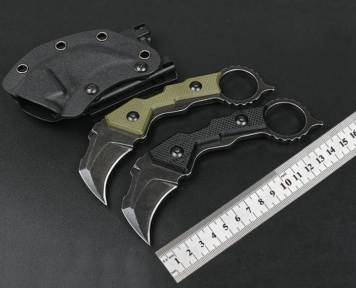 High Quality D2 Blade Survival EDC Mini Karambit Knife Sharp Combat K Sheath Cs Go Claw Knife Outdoor Hunting Multi-Tool
High Quality D2 Blade Survival EDC Mini Karambit Knife Sharp Combat K Sheath Cs Go Claw Knife Outdoor Hunting Multi-Tool
