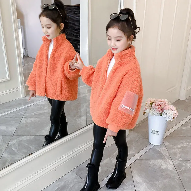 Beautiful Spring Winter Girl Coat Lamb Wool Jackets Warm Turtleneck Clothing Kids Teenage Children Fur Tops Plus Cashmere Thicke
Beautiful Spring Winter Girl Coat Lamb Wool Jackets Warm Turtleneck Clothing Kids Teenage Children Fur Tops Plus Cashmere Thicke