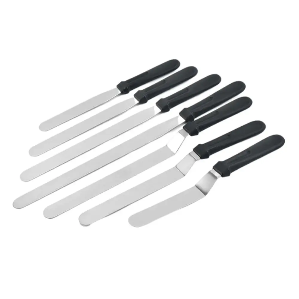 Offset Spatula With Plastic Handle - Professional Cake Decorating Tools - 6", 8" & 10" Steel Cake Utensils Spatula
Offset Spatula With Plastic Handle - Professional Cake Decorating Tools - 6", 8" & 10" Steel Cake Utensils Spatula