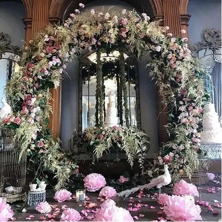 4 -7PCS Outdoor Lawn Flower Door Iron Circle Wedding Arch With Pillar Plinths Backdrops For Flowers Balloons Sash Decor DIY
4 -7PCS Outdoor Lawn Flower Door Iron Circle Wedding Arch With Pillar Plinths Backdrops For Flowers Balloons Sash Decor DIY
