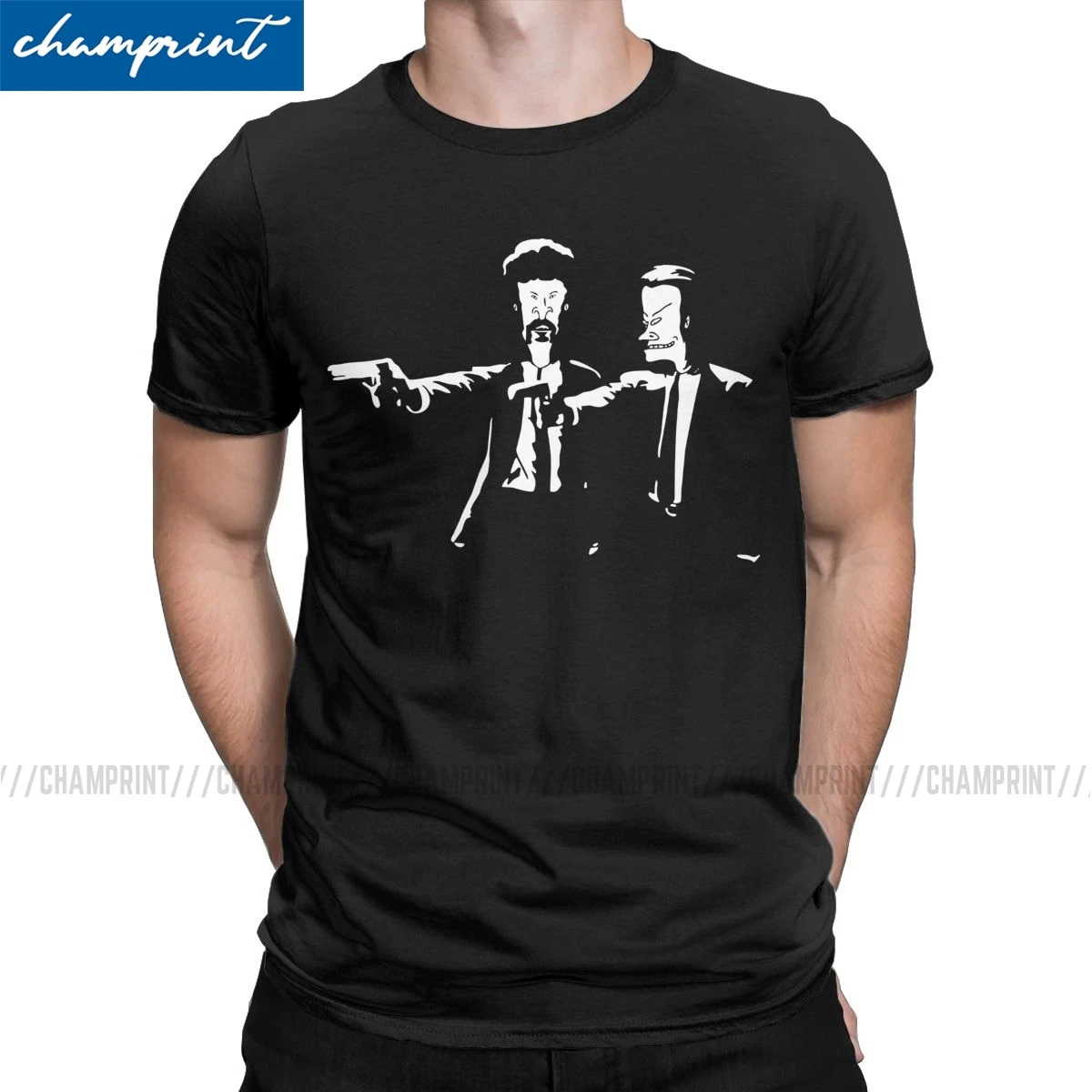 Beavis & Butthead Pulp Fiction T Shirts Men's Humorous T-Shirt Beavis and Butthead 90s Clothes Funny Music Cartoon BB Tee Shirt
Beavis & Butthead Pulp Fiction T Shirts Men's Humorous T-Shirt Beavis and Butthead 90s Clothes Funny Music Cartoon BB Tee Shirt