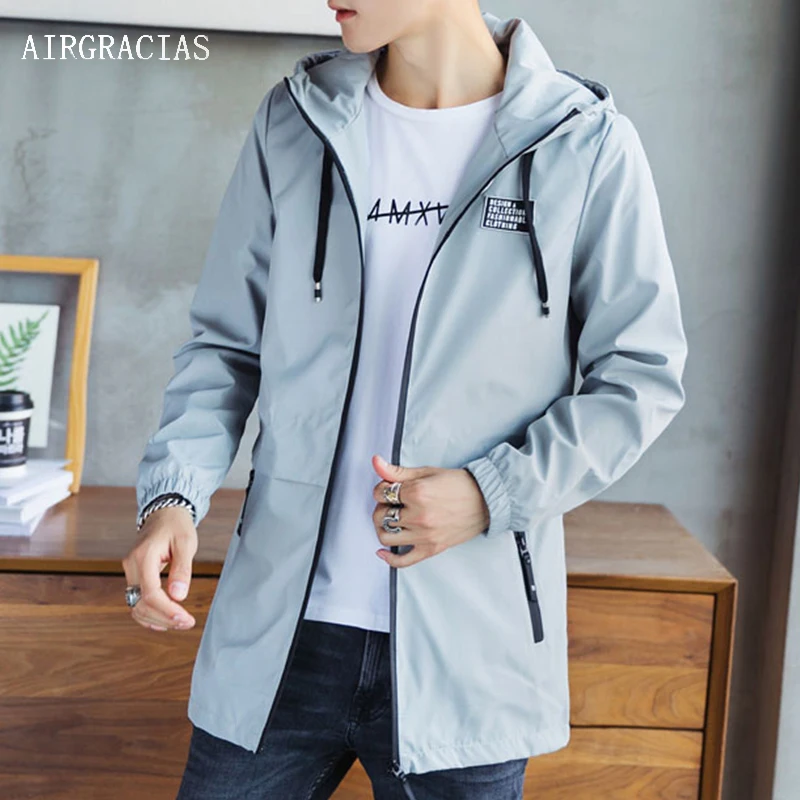 AIRGRACIAS Jacket 2020 Spring and Autumn New Slim Fashion Street Style One-piece Hooded Zipper Pocket Jacket
AIRGRACIAS Jacket 2020 Spring and Autumn New Slim Fashion Street Style One-piece Hooded Zipper Pocket Jacket