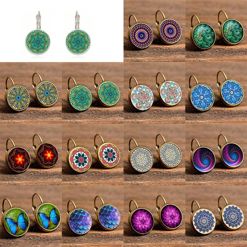 Crystal Pendant Stud Earrings For Women Girls Bohemian Flower Om Symbol Zen Buddhism Earring Fashion New
Crystal Pendant Stud Earrings For Women Girls Bohemian Flower Om Symbol Zen Buddhism Earring Fashion New