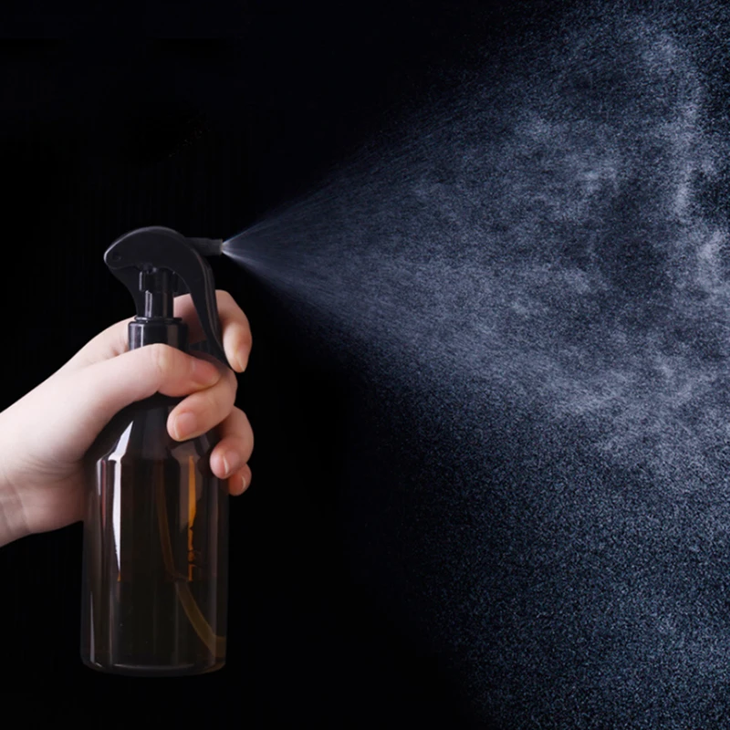 Portable 300ML Plastic Spray Bottle Transparent Makeup Moisture Atomizer Pot Fine Mist Sprayer Bottles Hair Hairdressing Tools | Красота и