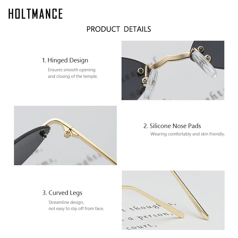 Vintage Small Oval Women Sunglasses Men Trendy Metal Rimless Sun Glasses Ins Web Celebrity Favor Shades Street Fashion UV400
Vintage Small Oval Women Sunglasses Men Trendy Metal Rimless Sun Glasses Ins Web Celebrity Favor Shades Street Fashion UV400