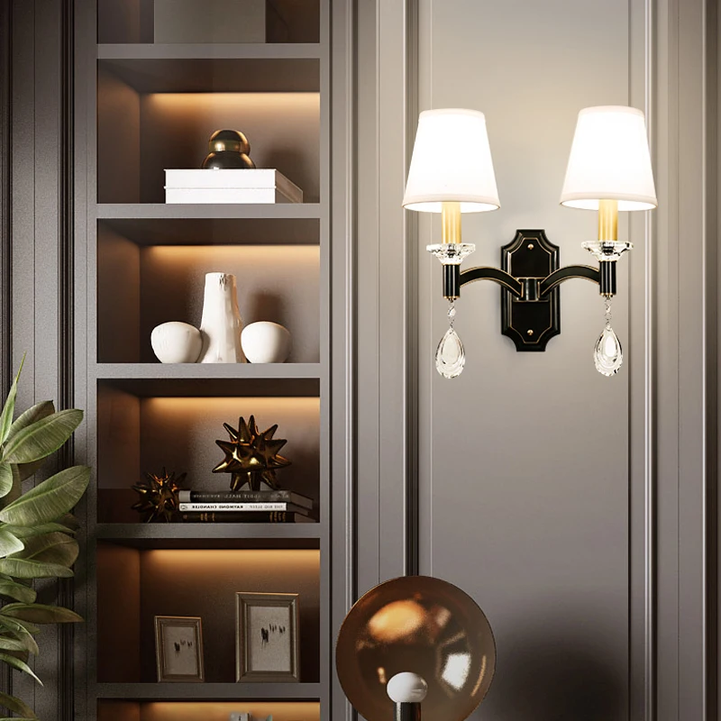 Jmzm Copper Crystal Modern Wall Lamp Bedside Lamp Bedroom Light Luxury Wall Lamp American Decoration LED Aisle Lamp
Jmzm Copper Crystal Modern Wall Lamp Bedside Lamp Bedroom Light Luxury Wall Lamp American Decoration LED Aisle Lamp