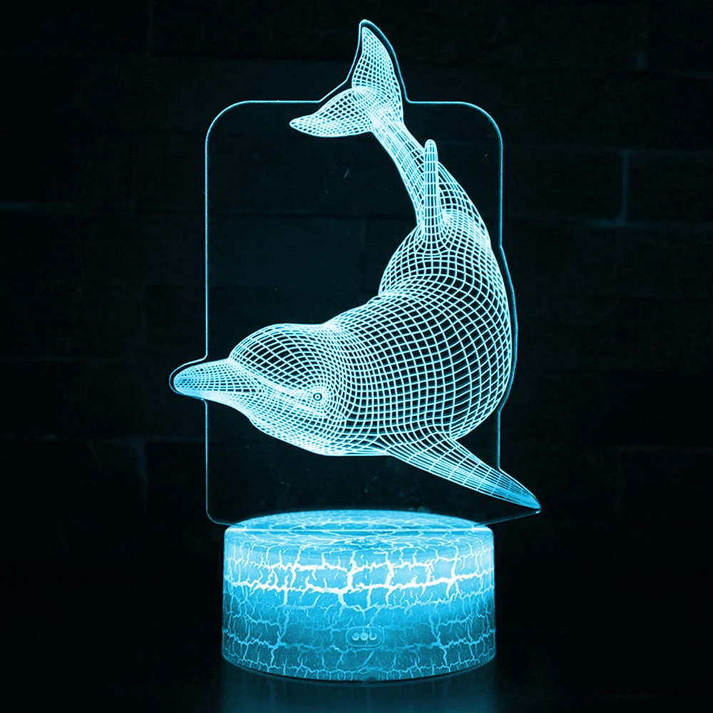 3D Dolphin Pattern 7/16 Colors Change LED Table Lamp Remote Touch Control Desk LED Night Light Christmas Gift for Kid Home Decor
3D Dolphin Pattern 7/16 Colors Change LED Table Lamp Remote Touch Control Desk LED Night Light Christmas Gift for Kid Home Decor
