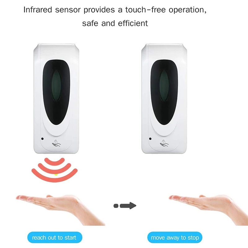 Automatic Induction Soap Dispenser Wall-Mounted Foam Soap Dispenser Free Hand Disinfection Machine
Automatic Induction Soap Dispenser Wall-Mounted Foam Soap Dispenser Free Hand Disinfection Machine