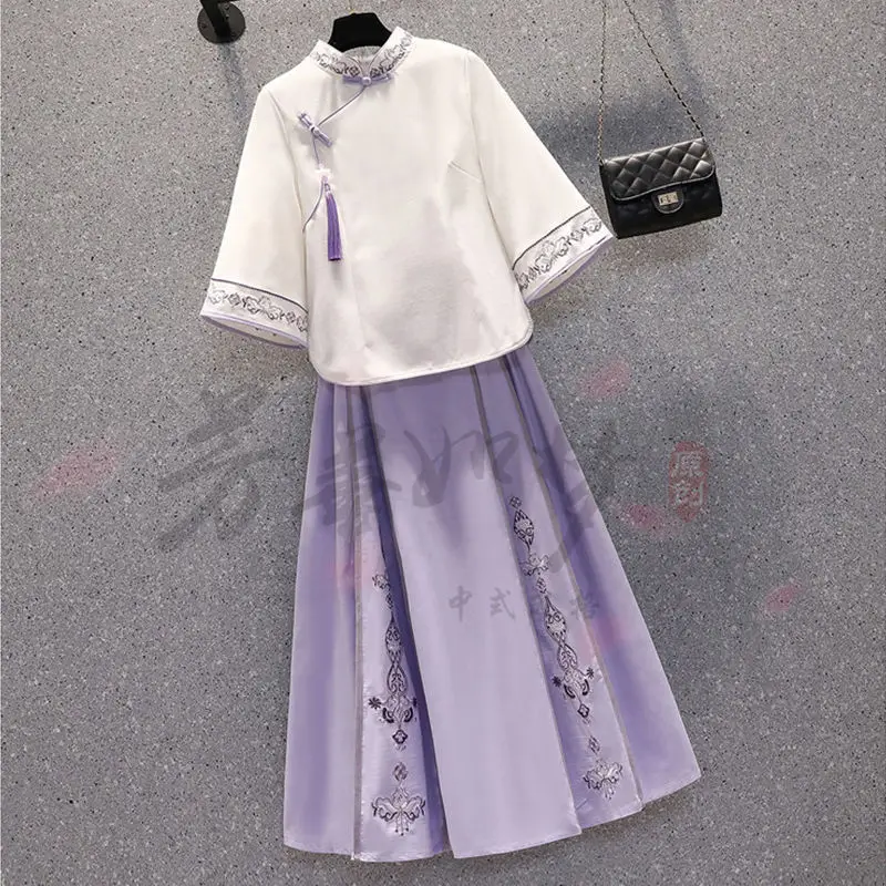 Large Size Women's Summer Hanfu 2021new Chinese Traditional Embroidery Tang Dynasty Girls Dress
Large Size Women's Summer Hanfu 2021new Chinese Traditional Embroidery Tang Dynasty Girls Dress