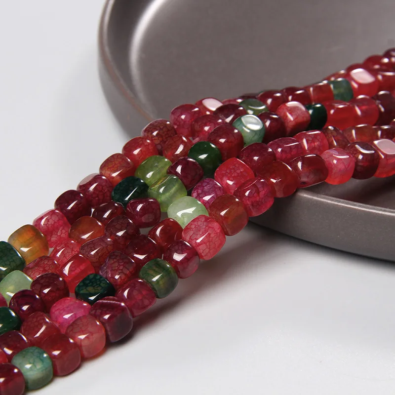 Tourmaline Color Natural Stone Agates Beads Cube Loose Spacer Square Beads For Jewelry Making DIY Charms Bracelet Necklace 15''
Tourmaline Color Natural Stone Agates Beads Cube Loose Spacer Square Beads For Jewelry Making DIY Charms Bracelet Necklace 15''