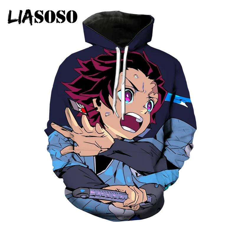 LIASOSO Japanese Anime Hoodies Demon Slayer Hoodie Sword Sweatshirts Pullover Harajuku Street Women Men Clothes 3D Print Tops
LIASOSO Japanese Anime Hoodies Demon Slayer Hoodie Sword Sweatshirts Pullover Harajuku Street Women Men Clothes 3D Print Tops