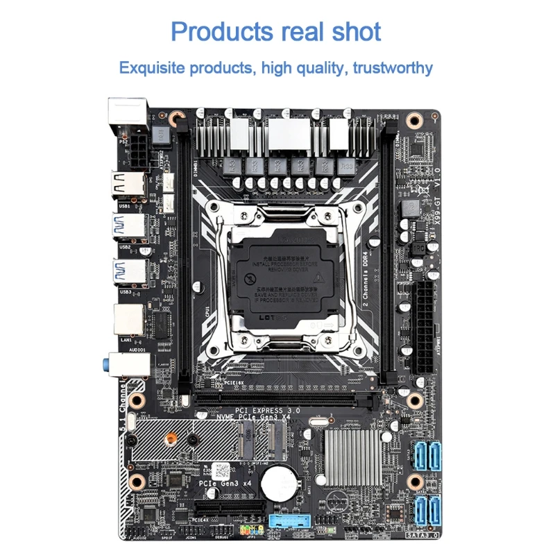 x99 Gt Motherboard Computer Mainboard DDR4 Desktop with Xeon E5 USB3.0 NVME M.2 SSD Mainboard Support WIFI
x99 Gt Motherboard Computer Mainboard DDR4 Desktop with Xeon E5 USB3.0 NVME M.2 SSD Mainboard Support WIFI