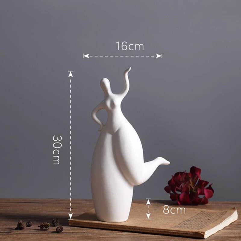 Modern white porcelain ornament girl fat dancer small ornament miniature model home decoration handicraft household products
Modern white porcelain ornament girl fat dancer small ornament miniature model home decoration handicraft household products