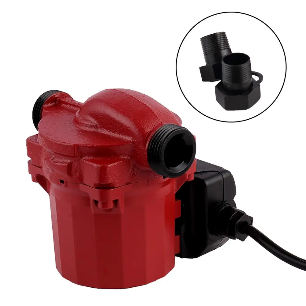 

SHYLIYU 230V Mini Hot Water Circulating Washer Pump 3/4" Outlet 100W Home/Shower central heating circulation Heat Booster Pump